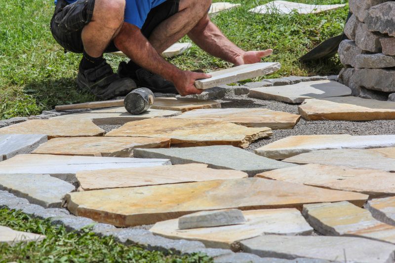 Patio Stone Installation