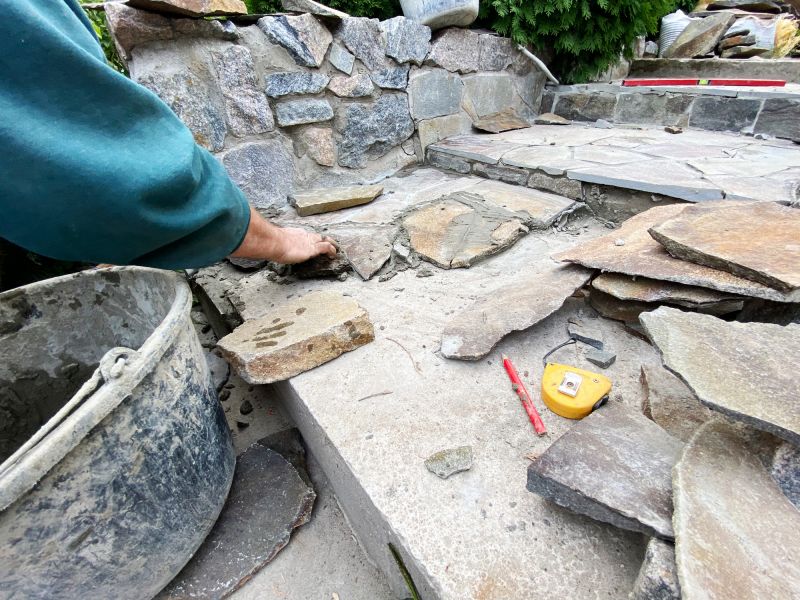 Patio Stone Installation